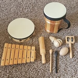 First Act Wooden Instrument Set